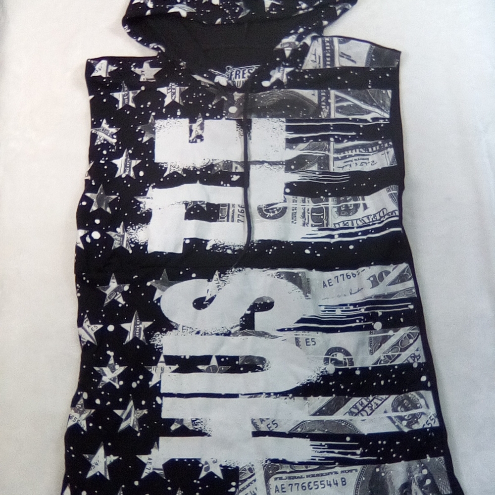 Fresh Laundry Black and White Hoodie